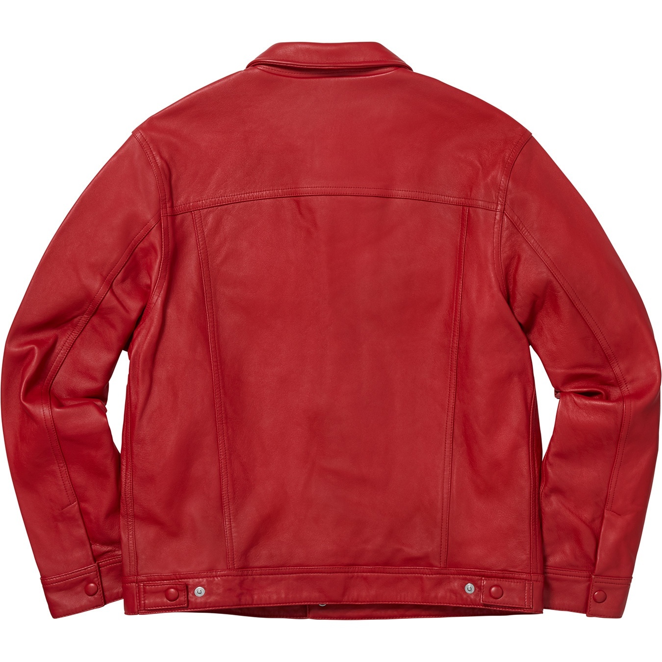 Leather Trucker Jacket view 3